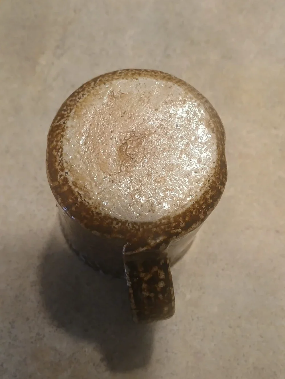 Stoneware Hand-Thrown | Rustic Salt Works Mug From Maine